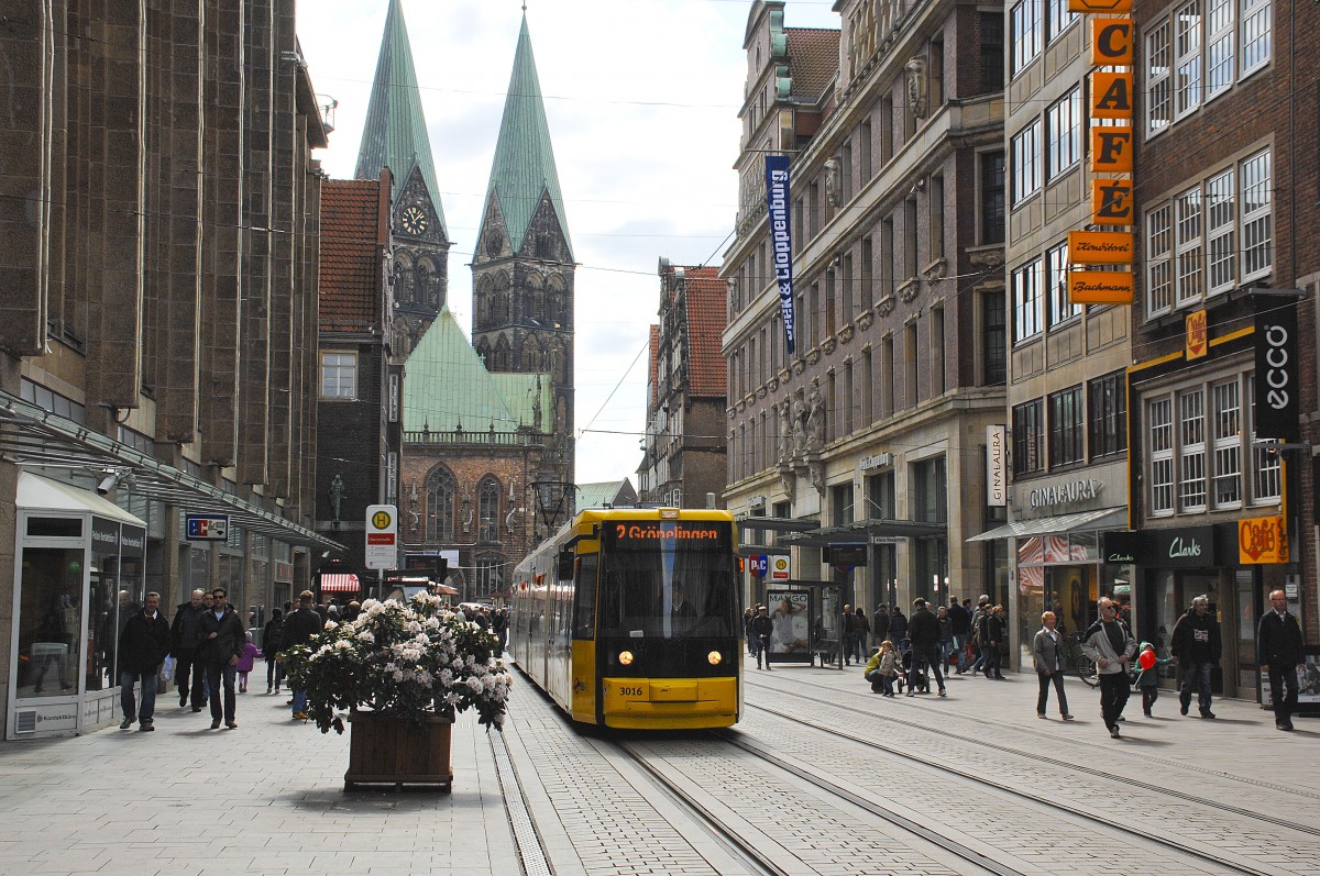 Obernstrae in Bremen. Aufnahmedatum: 3. Mai 2014.