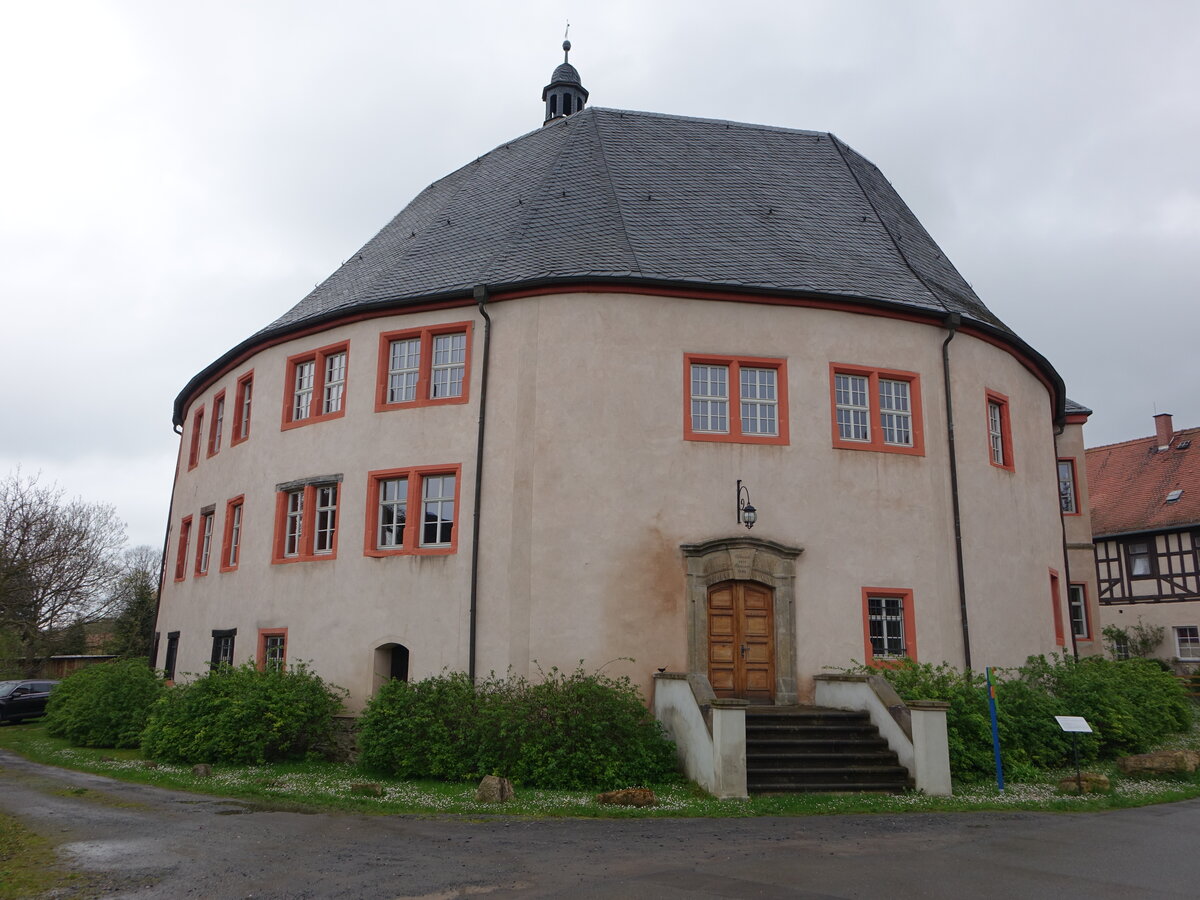 Oberpllnitz, Schloss, erbaut im 16. Jahrhundert (29.04.2023)