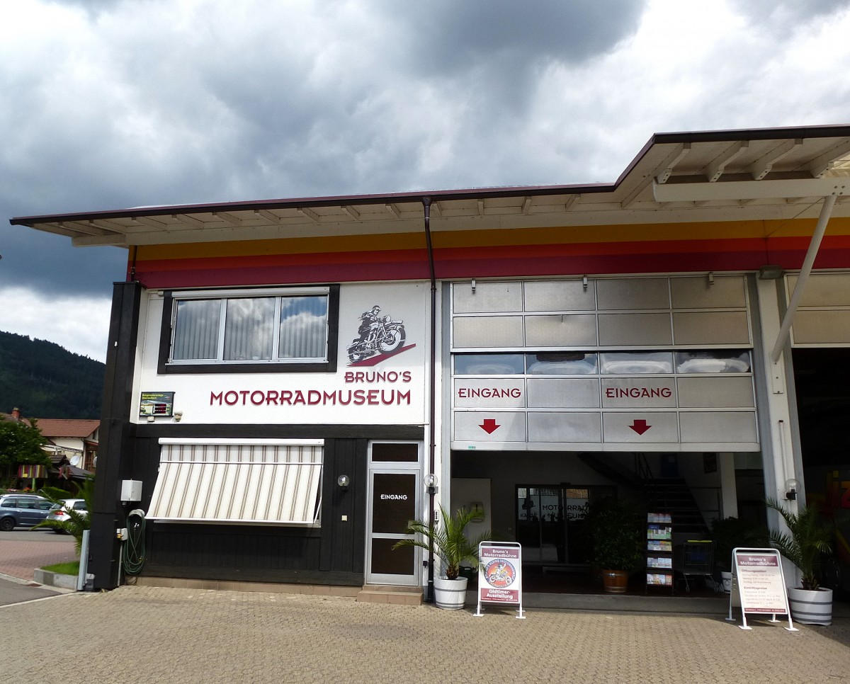 Oberwolfach, Bruno's Motorradmuseum, sehenswerte, private Oldtimersammlung, Aug.2013