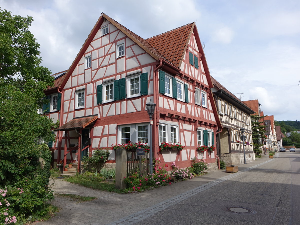 Ochsenbach, Fachwerkhaus von 1559 in der Dorfstrae (24.06.2018)