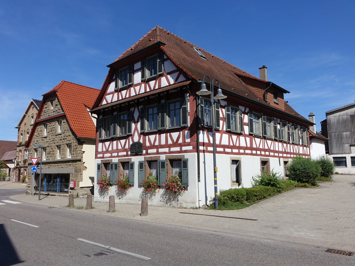 lbronn, Fachwerkhaus in der Neulinger Strae (12.08.2017)