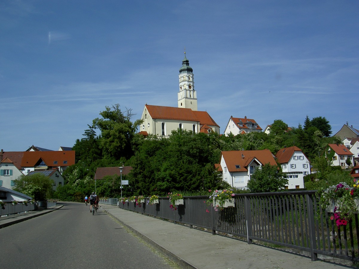 pfingen, St. Martin Kirche, erbaut ab 1275, barockisiert 1708 (07.06.2014)