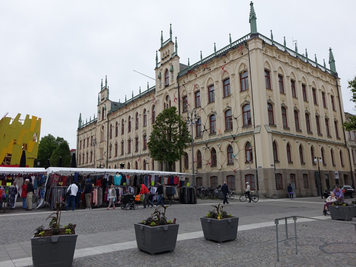 rebr, Neugotisches Stadthaus, erbaut von 1858 bis 1863 durch Fridolf Wijnbladh (17.06.2015)