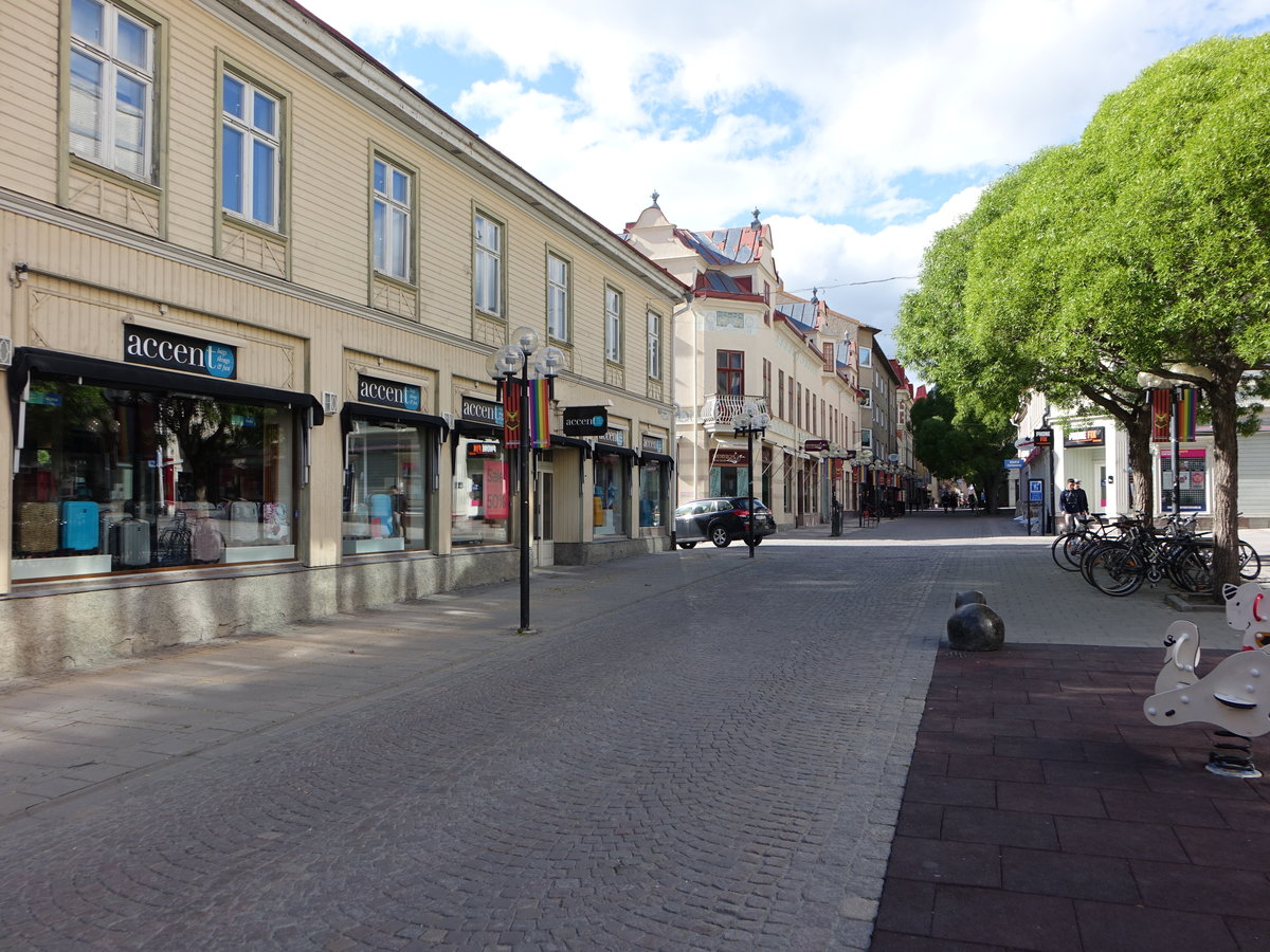 stersund, Huser aus dem 18. Jahrhundert in der Storgatan (18.06.2017)