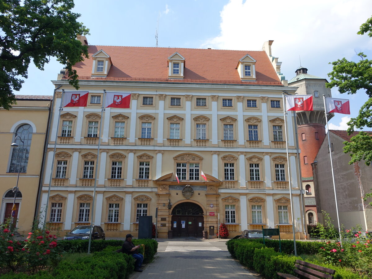 Olawa / Ohlau, Luisenbau, erbaut im 17. Jahrhundert als Teil des Ohlauer Schlosses (19.06.2021)