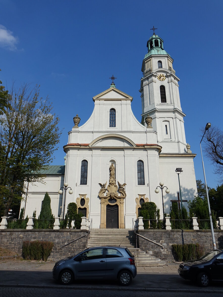 Olesno / Rosenberg, Corpus Christi Kirche, erbaut von 1910 bis 1913 durch Oskar Hossfeld (14.09.2021)