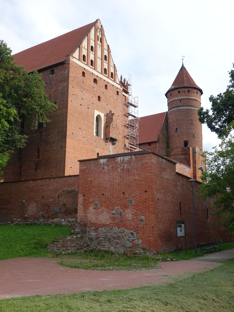 Olsztyn / Allenstein, Burg des ermlndischen Domkapitels, erbaut im 14. Jahrhundert, heute Ermland- und Masuren Museum (05.08.2021)