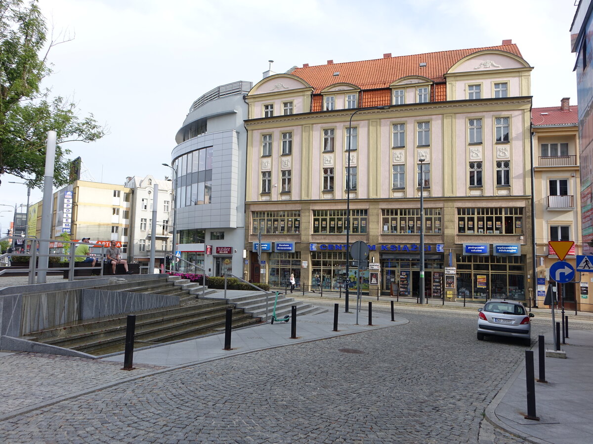 Olsztyn / Allenstein, Huser am Plac Jana Pawla II. (05.08.2021)