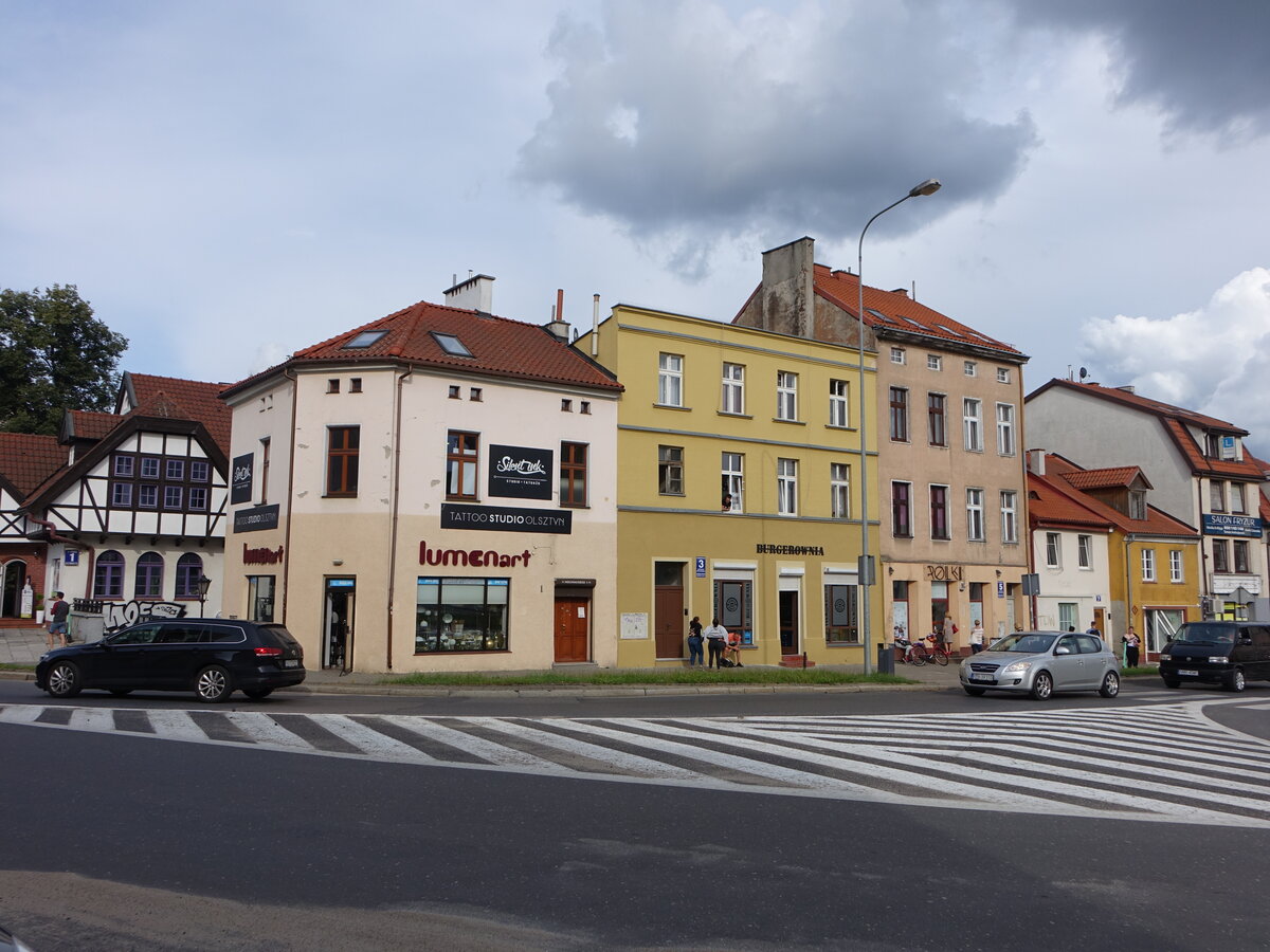 Olsztyn / Allenstein, Huser an der Aleja Warszawka Strae (05.08.2021)