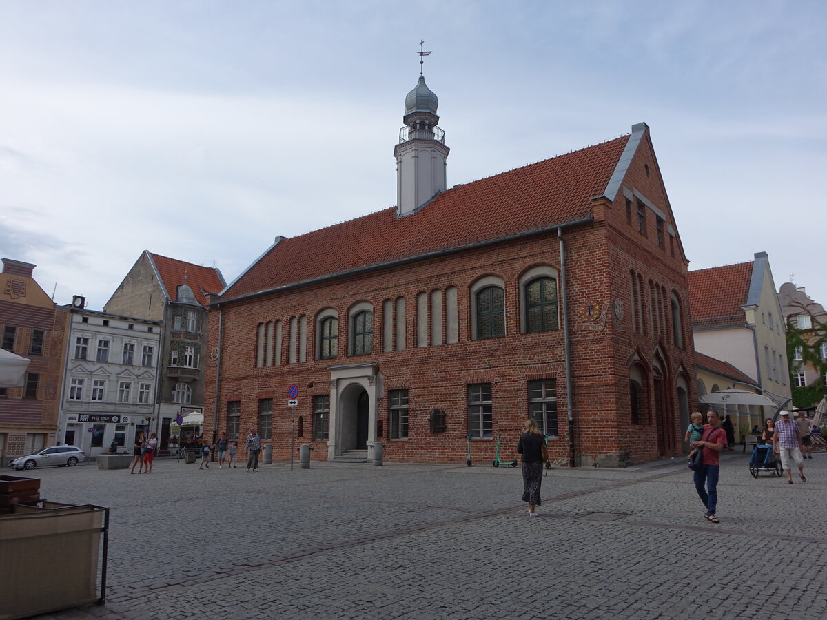 Olsztyn / Allenstein, sptgotisches Rathaus am Rynek Platz (05.08.2021)