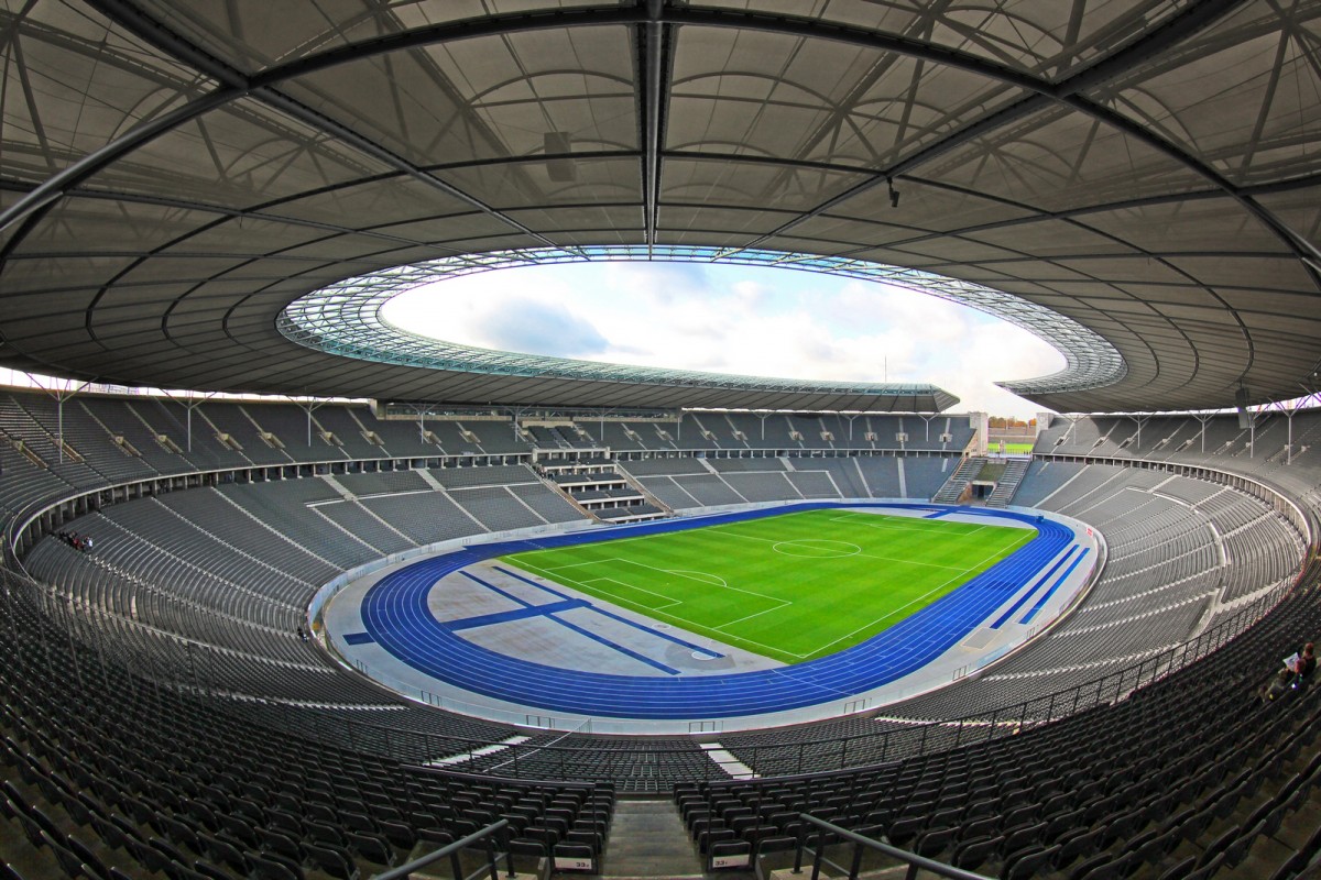 Olympiastadion Berlin - Innenansicht (24.10.2013)
