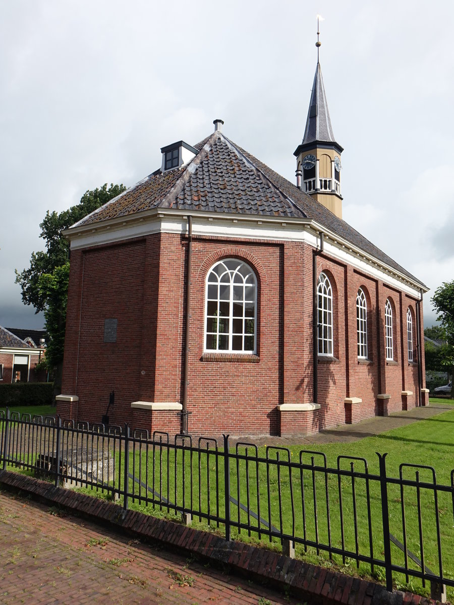 Onderdendam, niederl. Ref. Kirche am Bedumerweg, erbaut 1840 (27.07.2017)