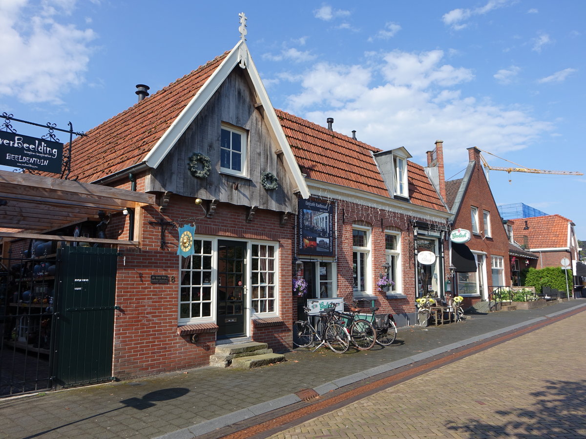 Ootmarsum, historische Huser an der Oostwal Strae (22.07.2017)