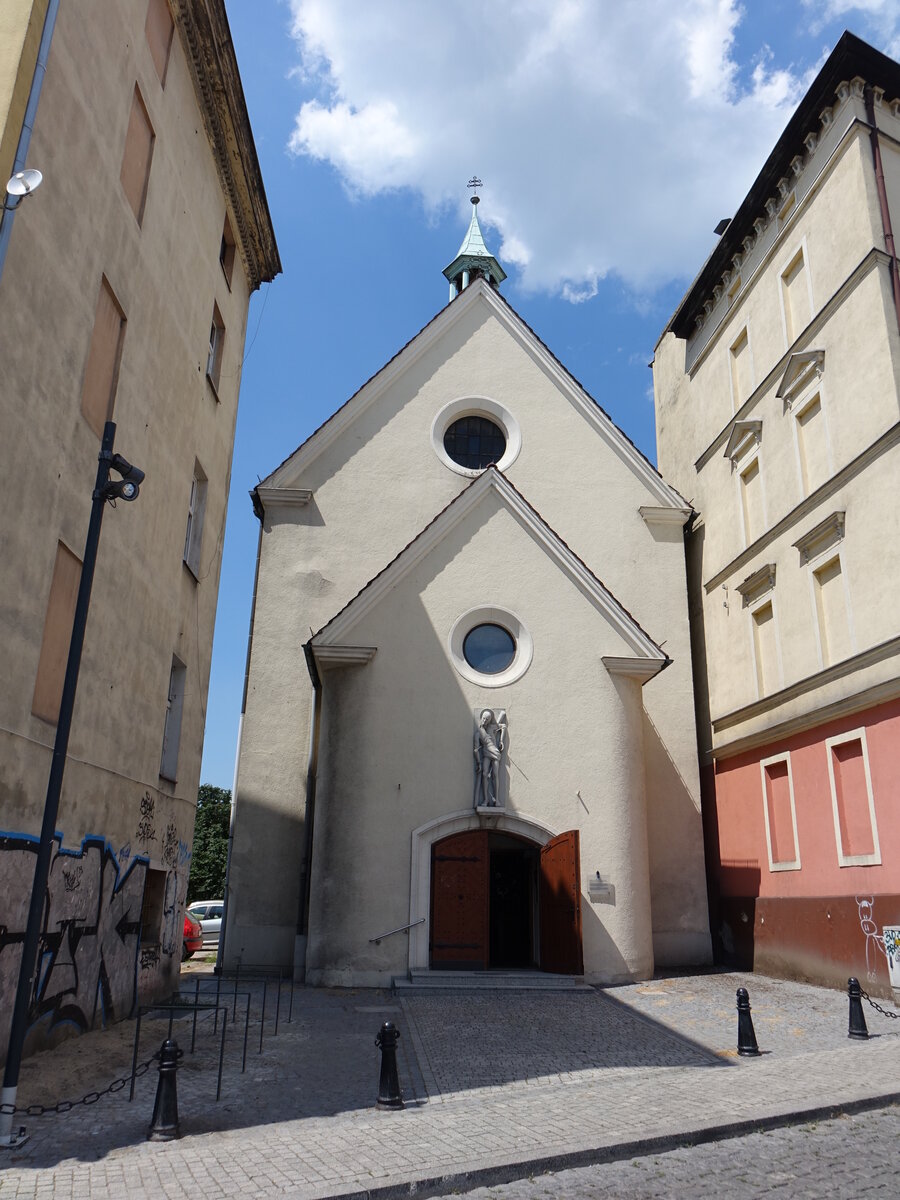 Opole / Oppeln, barocke St. Sebastian Kirche, erbaut 1696 (19.06.2021)