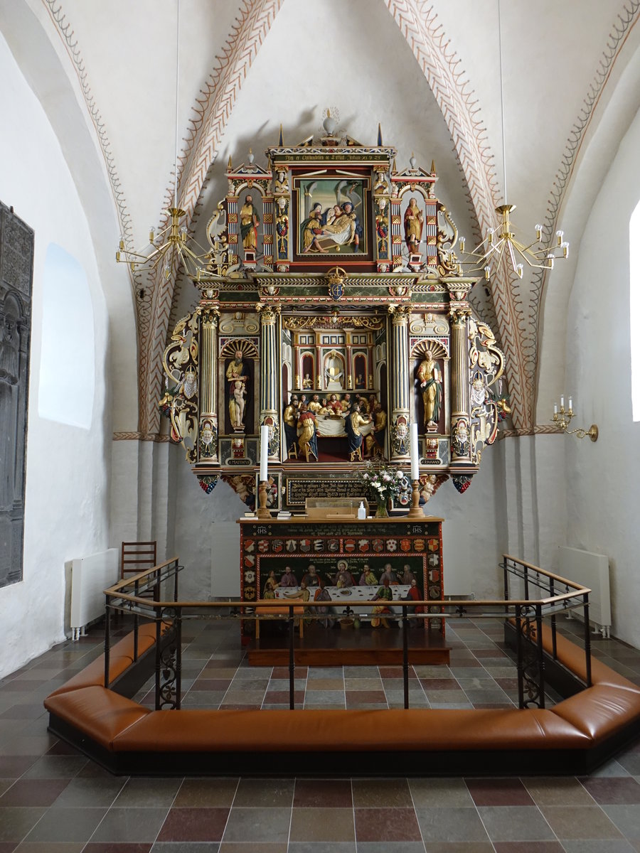 Orsted, Hochaltar in der evangelischen Kirche (21.09.2020)