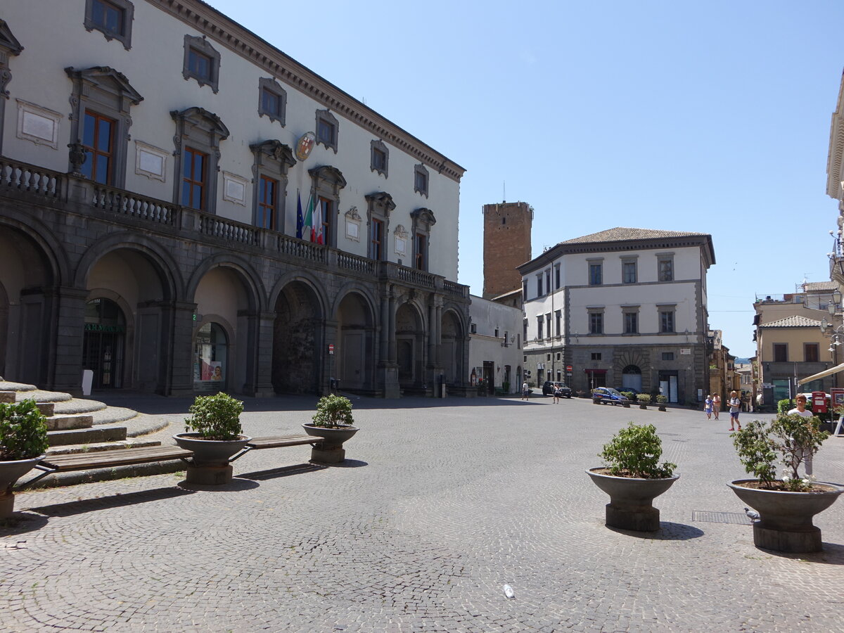 Orvieto, Palazzo Comunale an der Piazza della Repubblica (21.05.2022)
