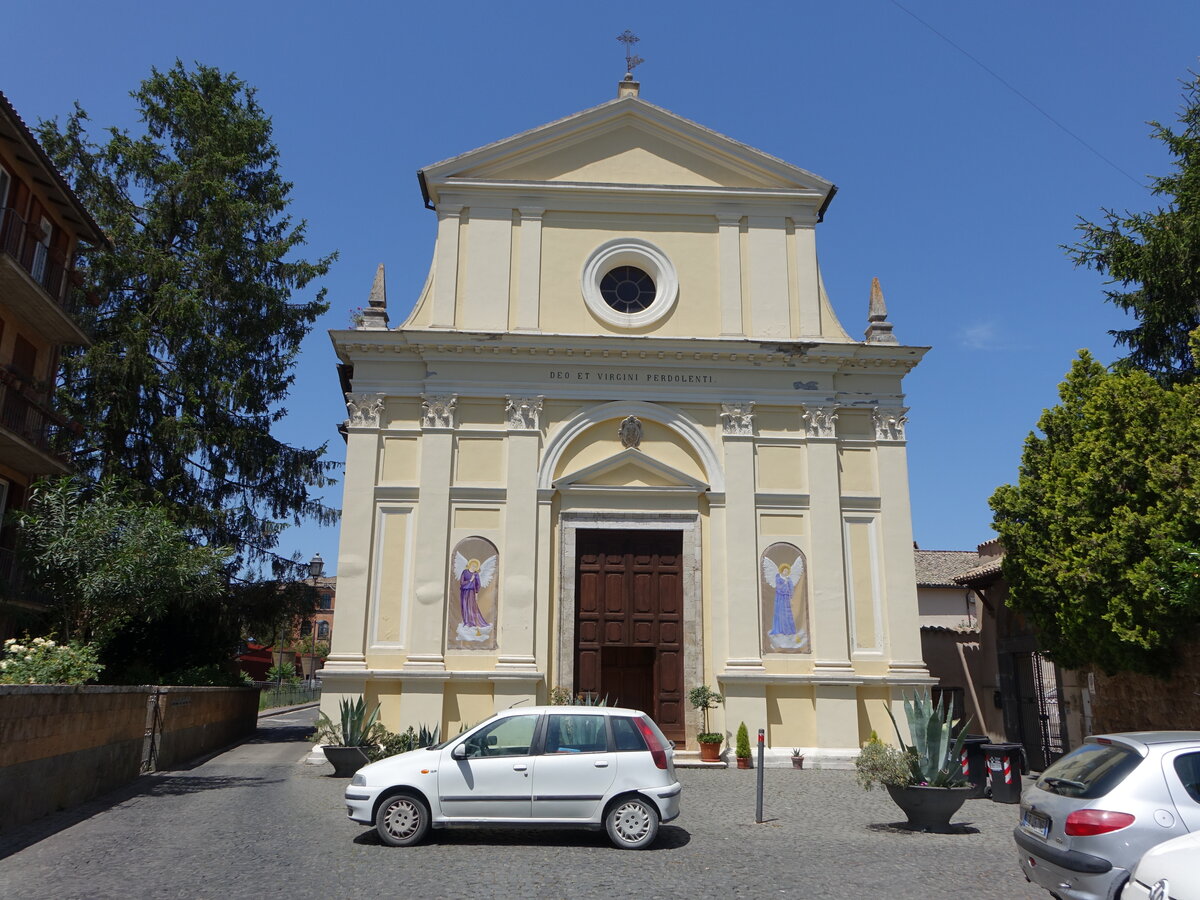 Orvieto, Pfarrkirche St. Maria dei Servi in der Via Belisario (21.05.2022)