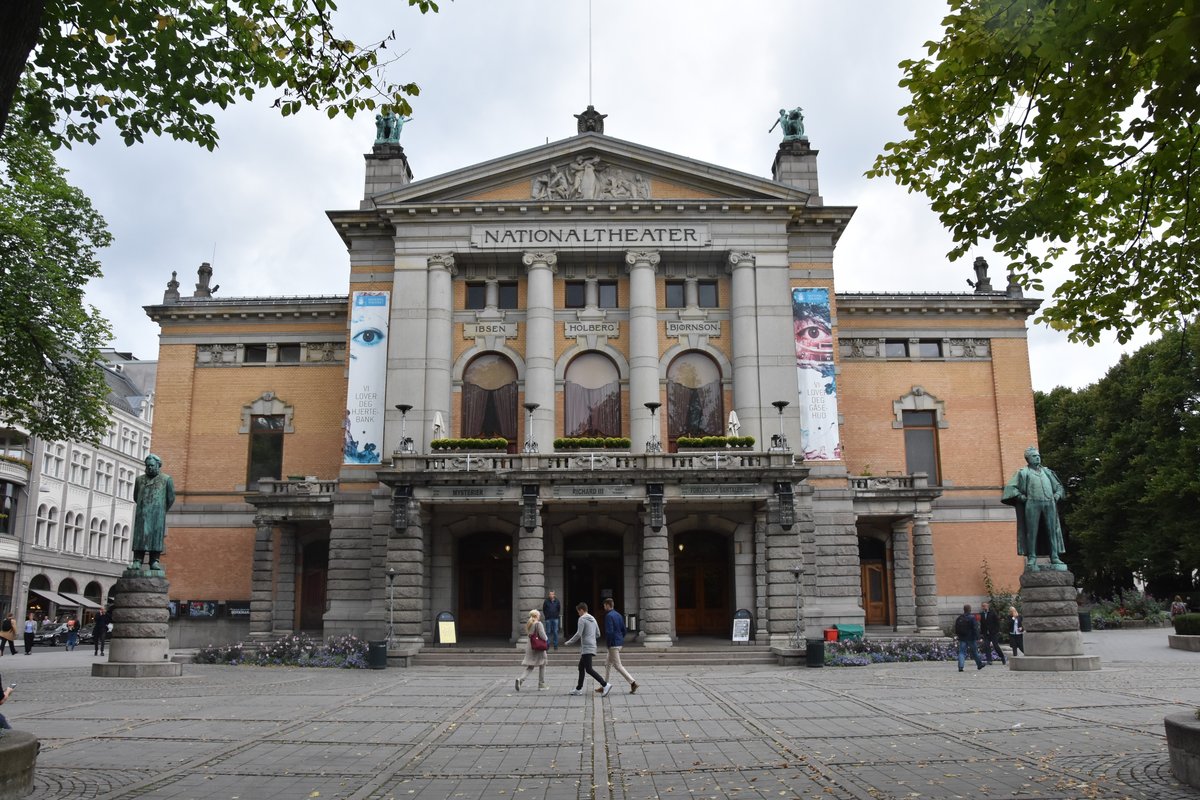 OSLO (Fylke Oslo), 06.09.2016, das Nationaltheater