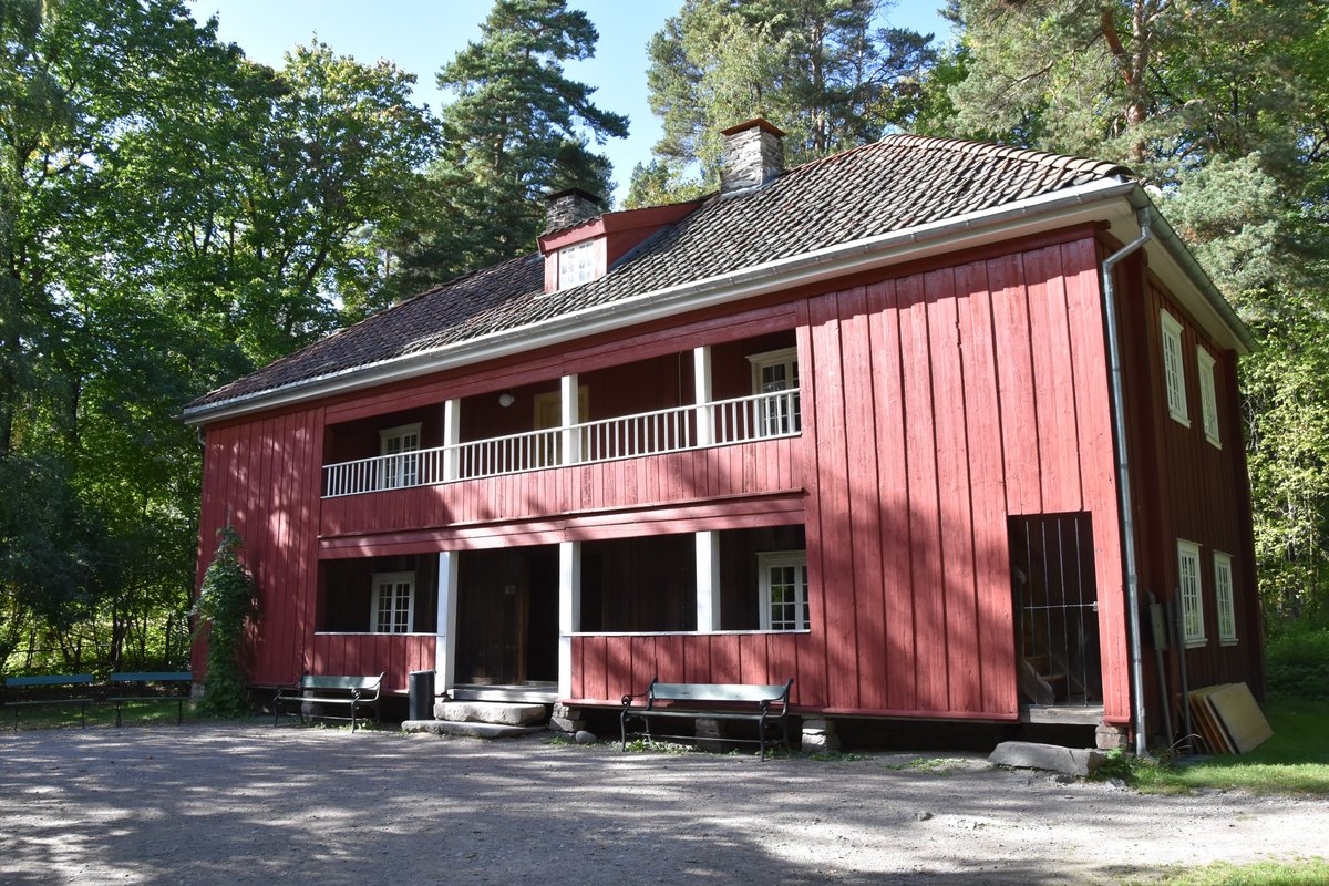 OSLO (Fylke Oslo), 12.09.2016, im Norwegischen Volksmuseum, einem Freilichtmuseum, in dem Gebude aus verschiedenen Jahrhunderten und Regionen Norwegens wieder aufgebaut wurden