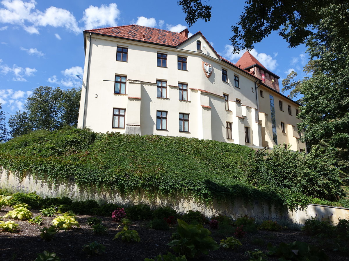 Oswiecim / Auschwitz, Piastenschloss am Fluss Sola (05.09.2020)