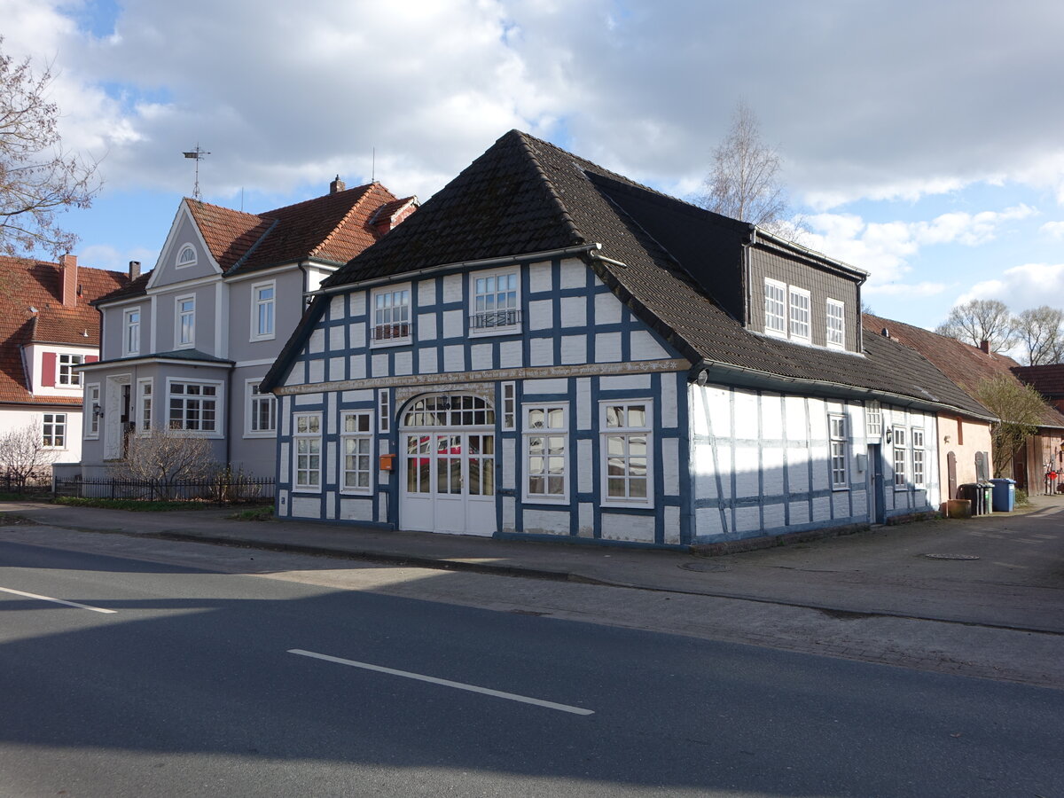 Ottersberg, Fachwerkhaus in der Lange Stra�e, erbaut 1829 (27.03.2026)