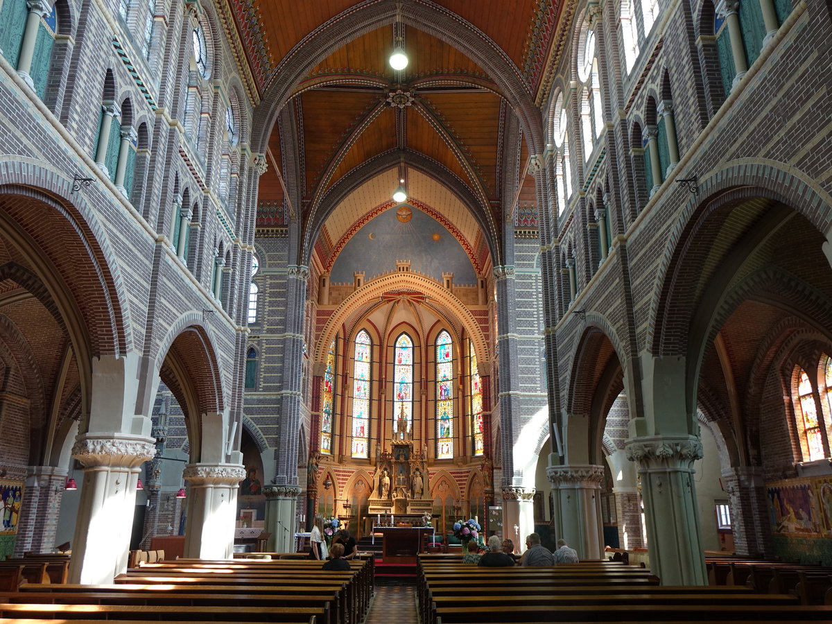 Ouderkerk aan de Amstel, Innenraum der Ref. St. Urbanus Kirche (25.08.2016)