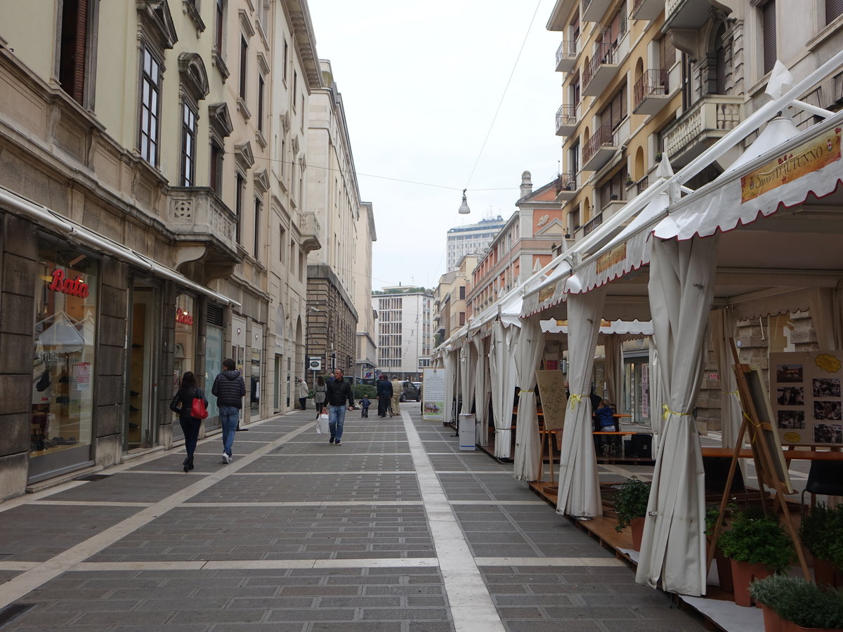 Padova/Padua, Huser in der Via del Risorgimento (28.10.2017)