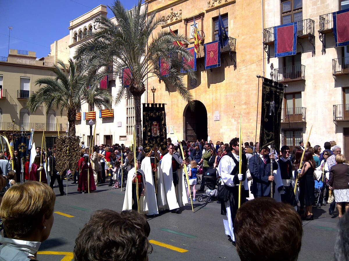 Palmsonntag im spanischen Elche am 01.04.2012