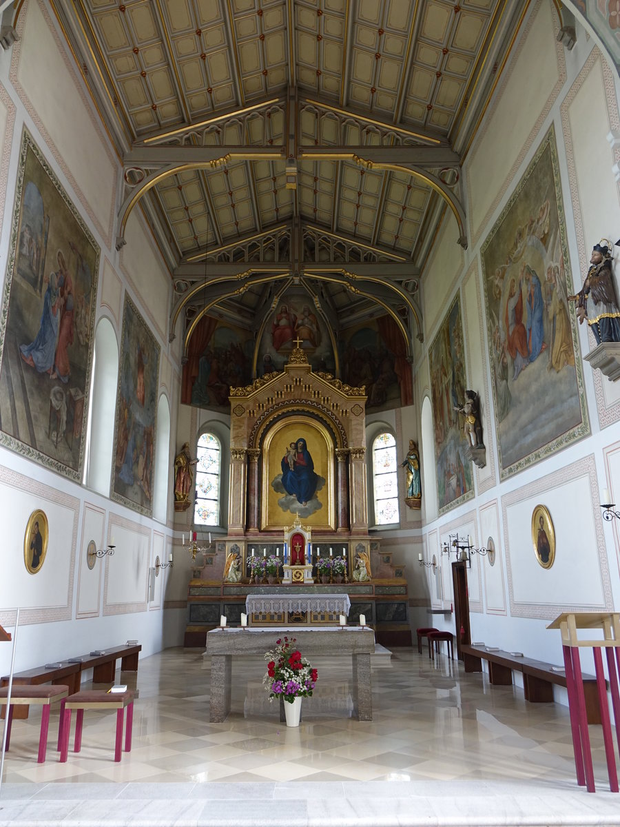 Pang, Chor und Hochaltar in der Pfarrkirche Maria Himmelfahrt (03.07.2016)