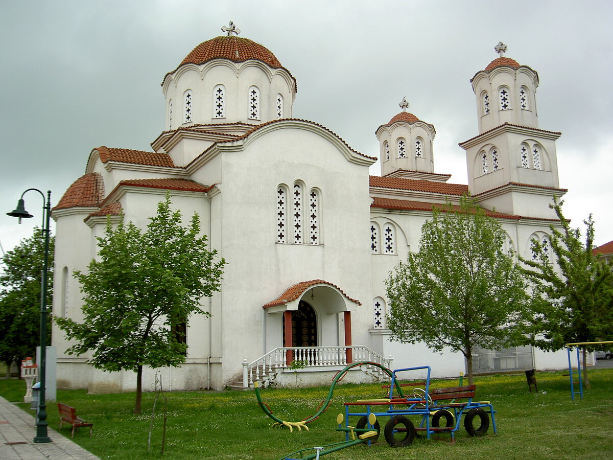 Paralia, Griechisch-orthodoxe Kirche Agia Fotini (03.05.2014)