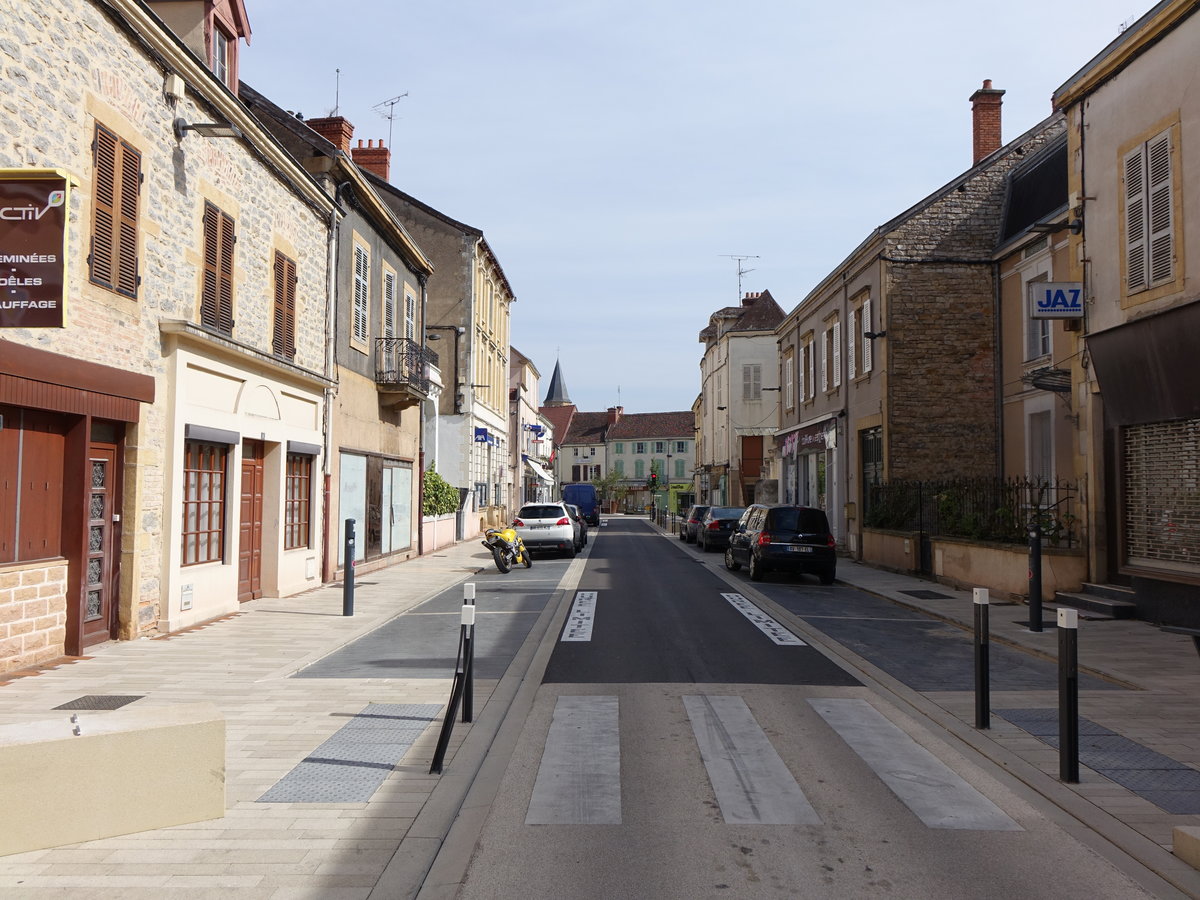 Paray-le-Monial, Huser in der Rue de la Visitation (22.09.2016)