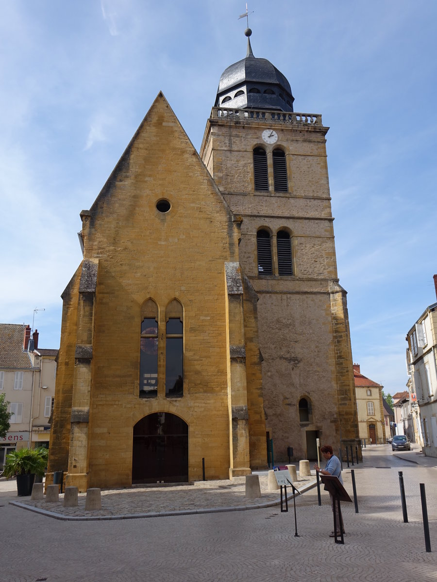 Paray-le-Monial, Tour Saint-Nicolas, erbaut im 16. Jahrhundert (22.09.2016)