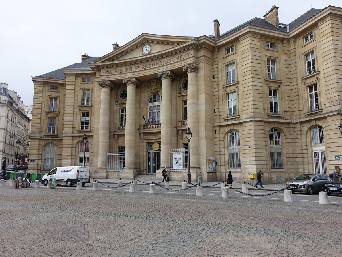 Paris, Rathaus des 5. Bezirks am Place du Pantheon (31.03.2018)