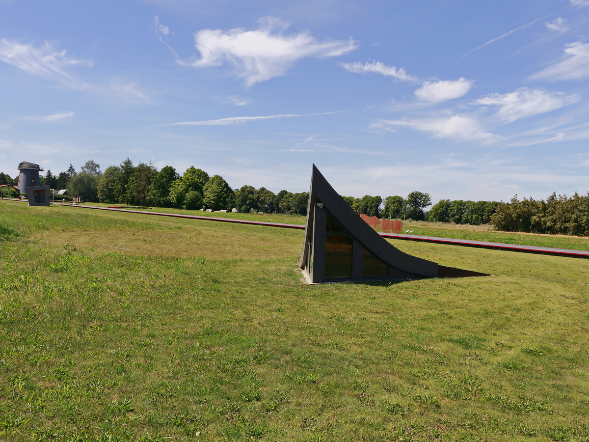 Parkanlage des Archologischer Park Freyenstein am 24. Juli 2019.