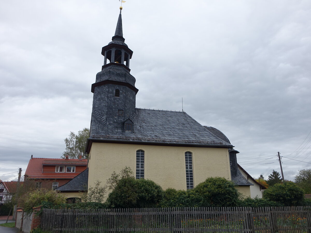 Paska, evangelische St. Martin Kirche, erbaut 1716 (18.10.2022)