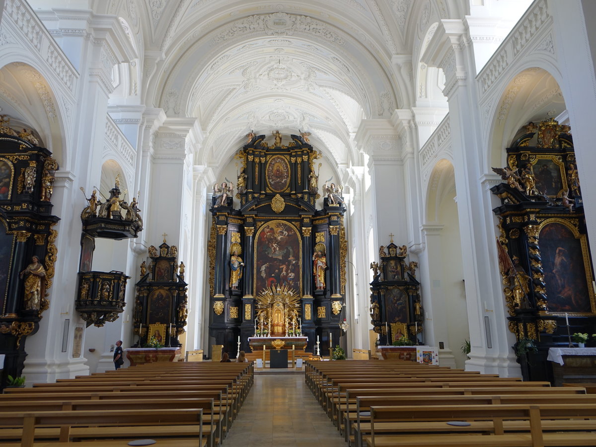 Passau, barocke Altre in der Stadtpfarrkirche St. Paul (22.04.2019)