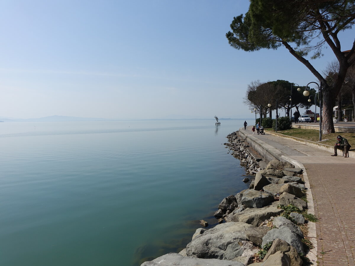 Passignano sul Trasimeno, Parco del Lago am See Trasimeno (26.03.2022)