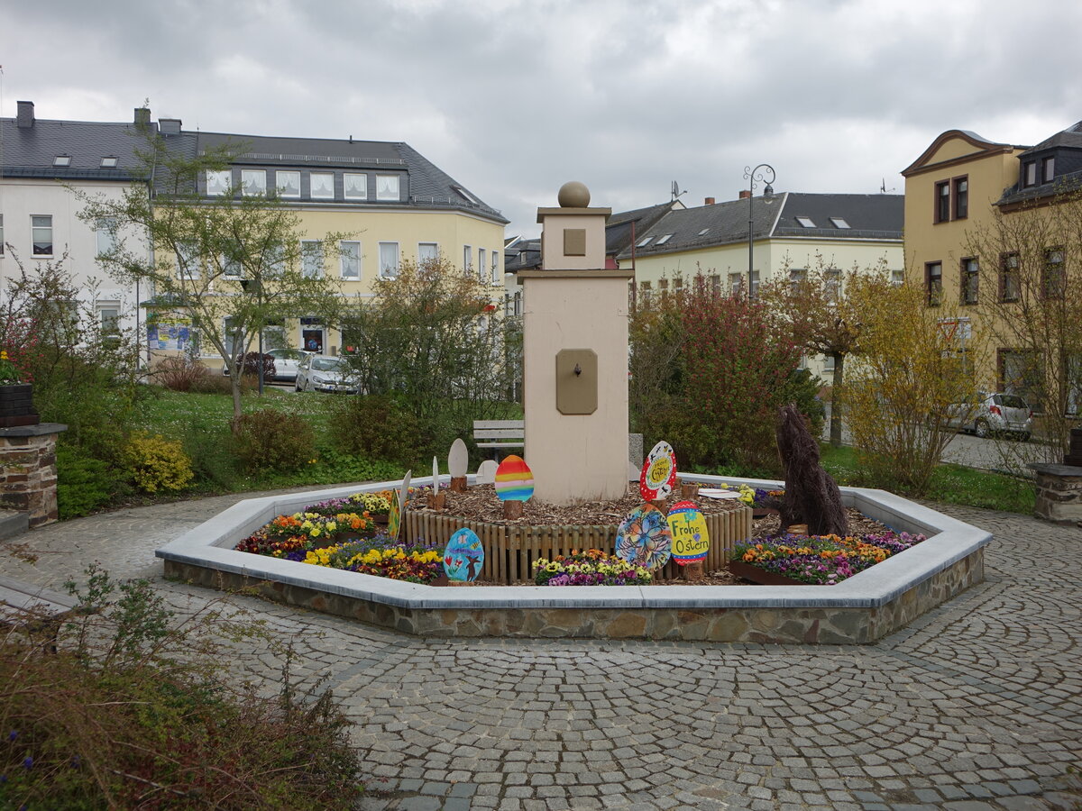 Pausa, Brunnen und Huser am Neumarkt (29.04.2023)