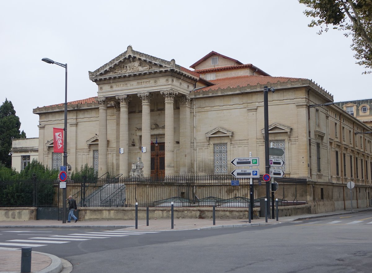 Perpignan, Palais de Justice in der Rue Porte de Assaut (30.09.2017)