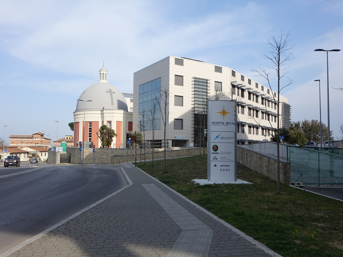 Perugia, Capella degli Infermi in der Via del Giochetto (26.03.2022)