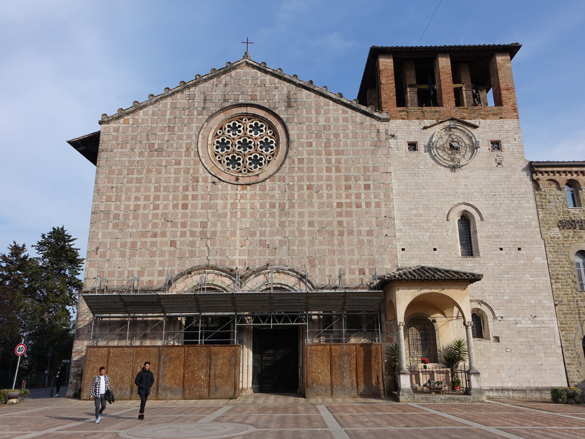 Perugia, Kirche Santa Maria di Monteluce, erbaut bis 1860 (26.03.2022)