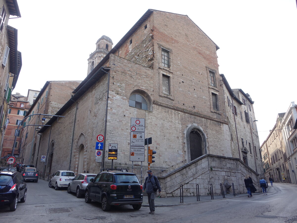 Perugia, Pfarrkirche Santa Maria Nuova, erbaut ab 1568 (26.03.2022)