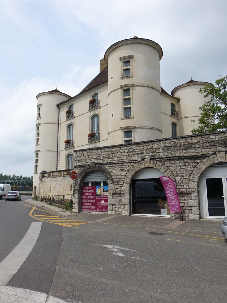 Peyrehorade, Chateau de Montreal, erbaut im 16. Jahrhundert fr den Visconte von Orthe (27.07.2018)