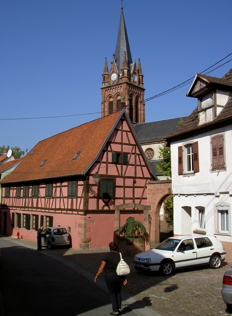 Pfaffenhofen, St. Peter und Paul Kirche in der Rue de l`Ours (03.10.2014)