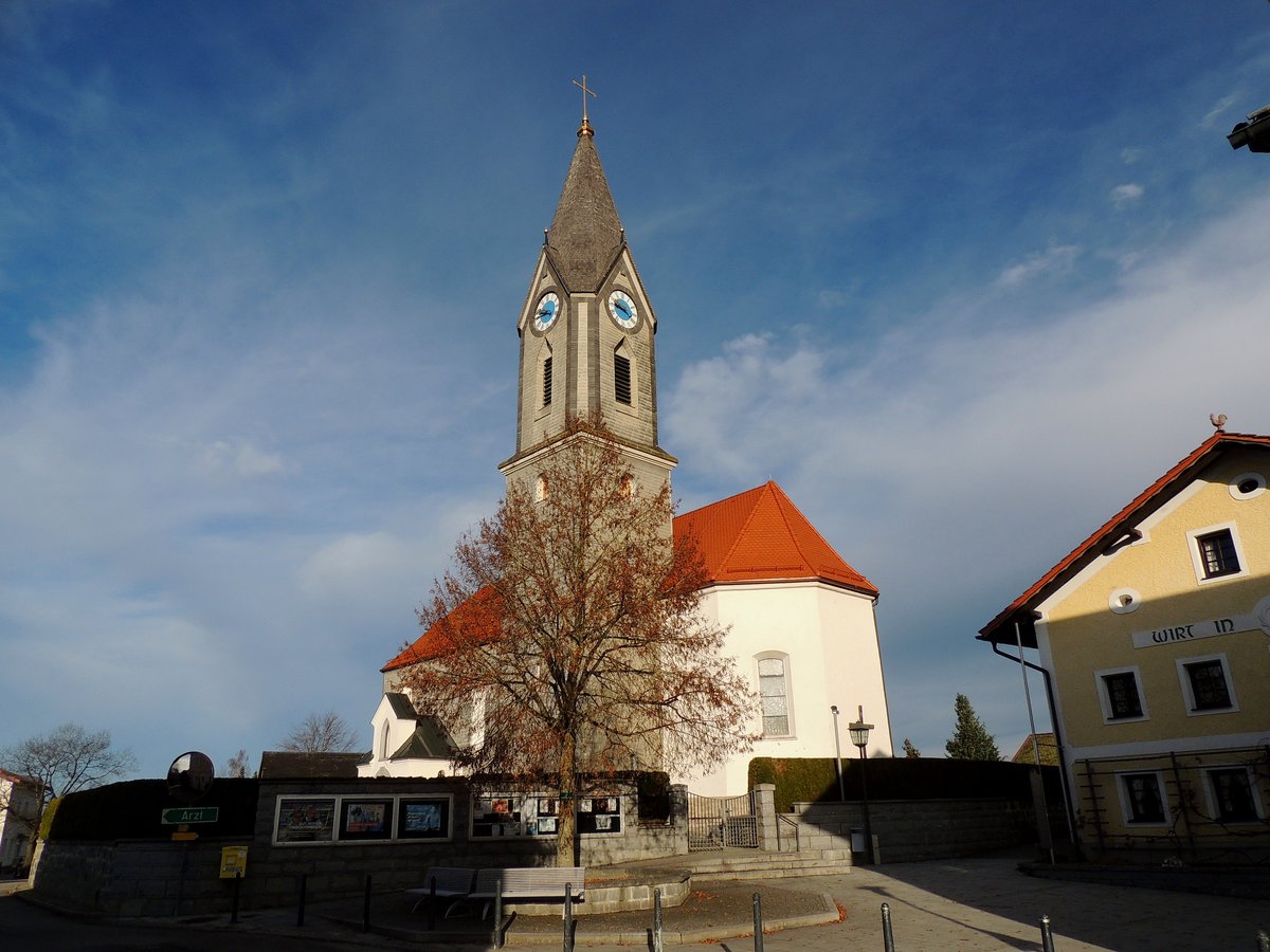 Pfarrkirche der Gemeinde Freinberg, im Bezirk Schrding, ist dem Hl.Willibald geweiht; 191201