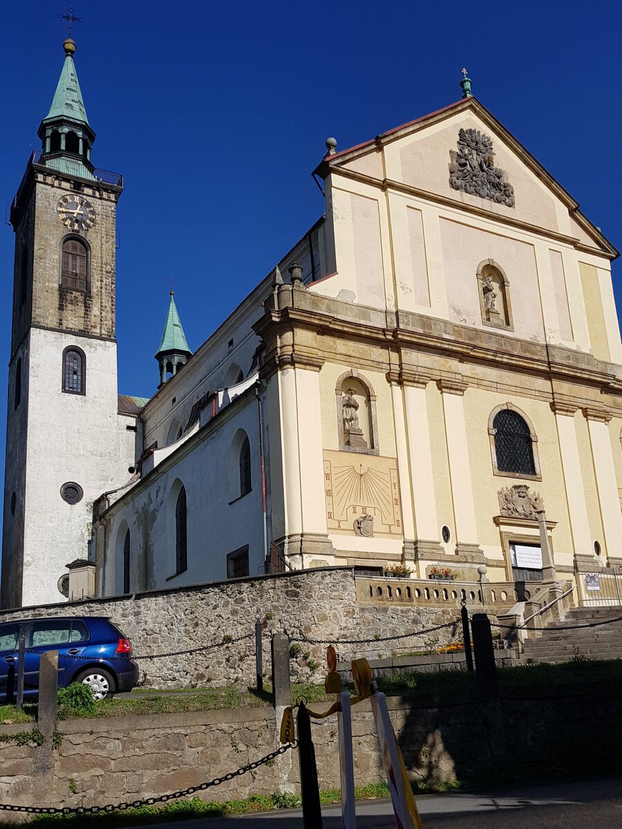 Pfarrkirche St. Nikolaus, Mikulasovice (Nixdorf im Schluckenauer Zipfel); 17.10.2022
