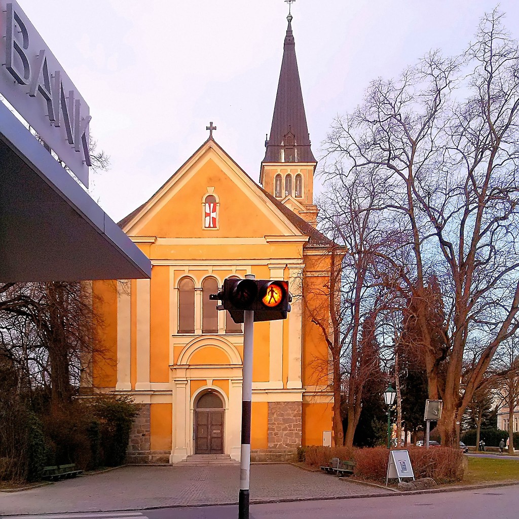 Pfarrkirche St Quirinus in Linz- Kleinmnchen. ... aufgenommen am 10.3.2014