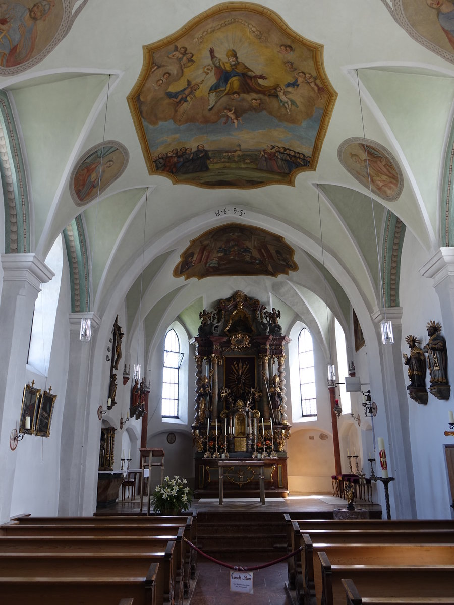 Pfraundorf, Innenraum der Pfarrkirche St. Nikolaus (03.07.2016)
