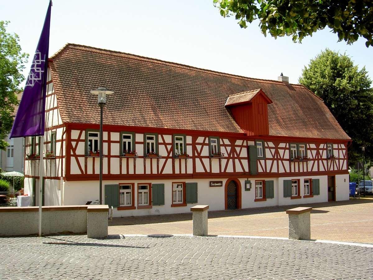 Pfungstadt, Kirchenmhle, erbaut 1570 (09.06.2014)