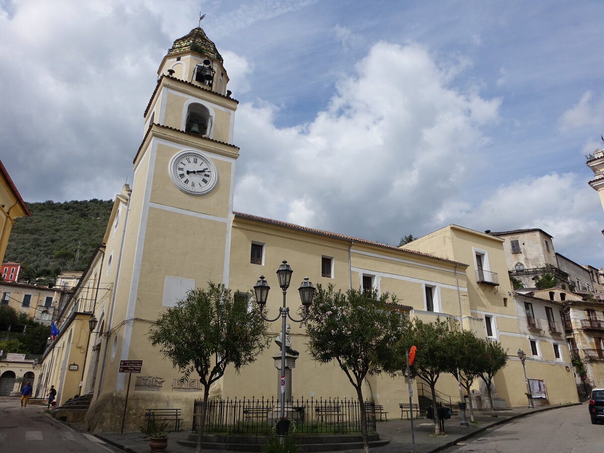 Piedimonte Matese, Kloster San Domenico mit Kirche San Tommaso, erbaut im 13. Jahrhundert (24.09.2022)